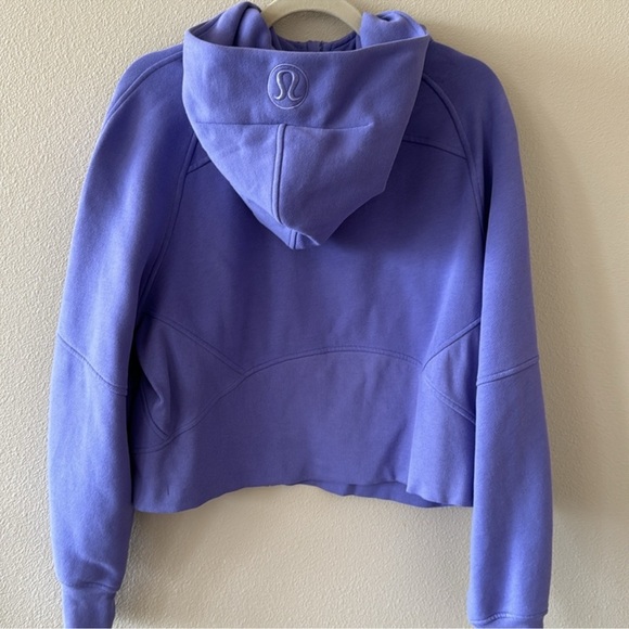 Lululemon Scuba RARE Oversized Full Zip Hoodie Dark Lavender M/L - Picture 11 of 12